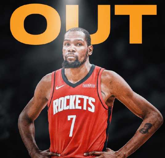 杜兰特脚踝扭伤伴有骨挫伤：预计缺席2-3周 或已打完本季比赛