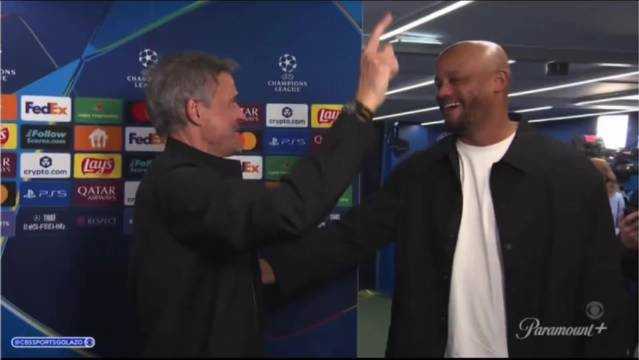 恩里克调侃孔帕尼禁赛遭遇，拜仁主帅直言不喜欢看台观战